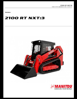 Mini încărcătoare Manitou 2100RT NXT:3