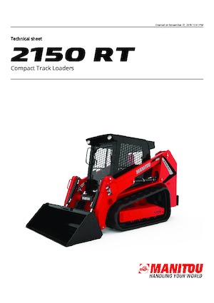 Mini încărcătoare Manitou 2150RT