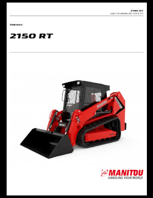 Mini încărcătoare Manitou 2150RT