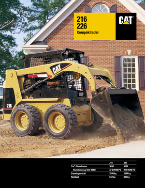 Mini încărcătoare Caterpillar 216