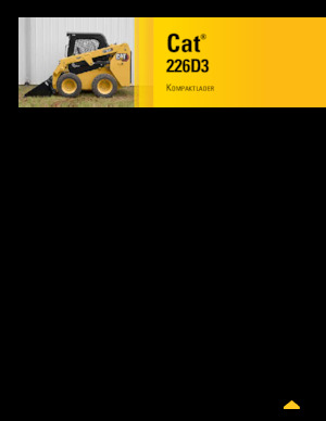 Mini încărcătoare Caterpillar 226D Series 3