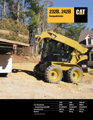 Mini încărcătoare Caterpillar 232B