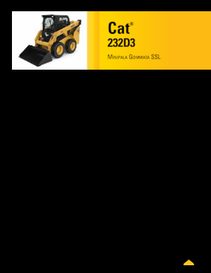 Mini încărcătoare Caterpillar 232D3