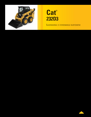 Mini încărcătoare Caterpillar 232D3