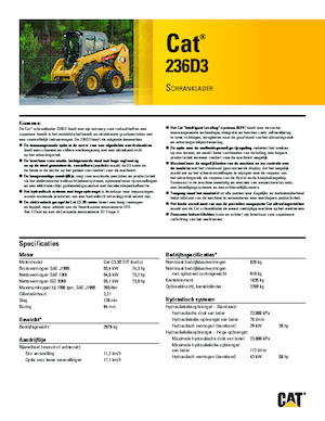 Mini încărcătoare Caterpillar 236D Series 3