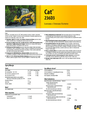 Mini încărcătoare Caterpillar 236D Series 3