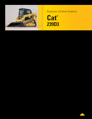 Mini încărcătoare Caterpillar 239D Serie 3 Deltalader