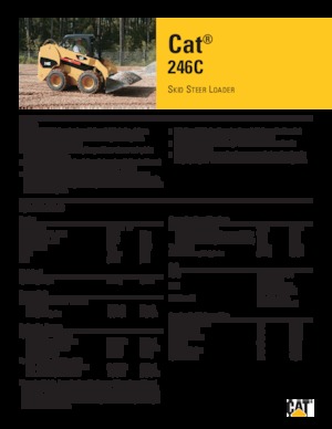 Mini încărcătoare Caterpillar 246C