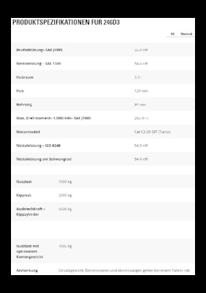 Mini încărcătoare Caterpillar 246D3