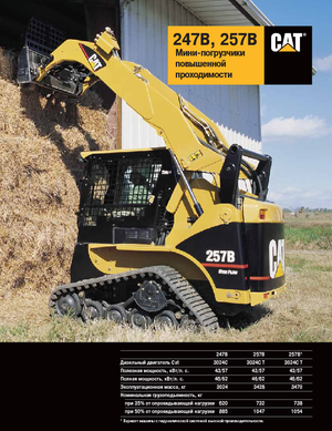Mini încărcătoare Caterpillar 257B