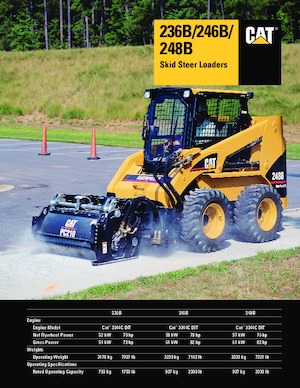 Mini încărcătoare Caterpillar 248B