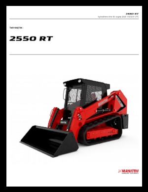 Mini încărcătoare Manitou 2550RT