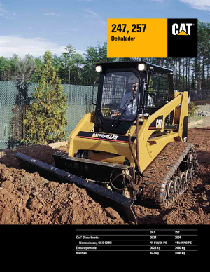 Mini încărcătoare Caterpillar 257