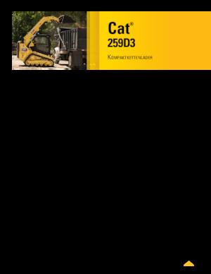 Mini încărcătoare Caterpillar 259D Serie 3 Deltalader