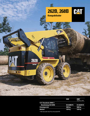 Mini încărcătoare Caterpillar 268B