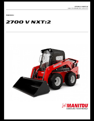 Mini încărcătoare Manitou 2700V NXT:2