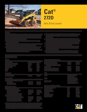 Mini încărcătoare Caterpillar 272D