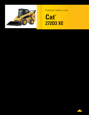 Mini încărcătoare Caterpillar 272D XE Serie 3