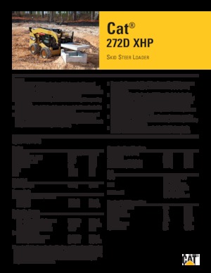 Mini încărcătoare Caterpillar 272D XHP