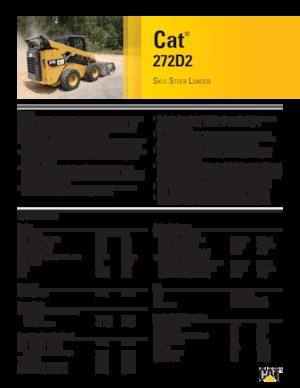 Mini încărcătoare Caterpillar 272D2