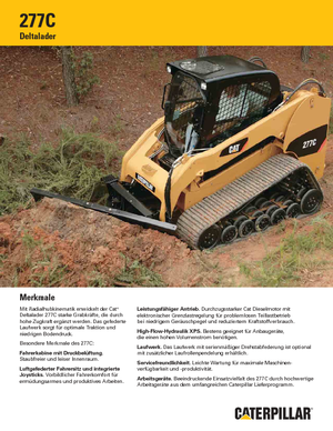 Mini încărcătoare Caterpillar 277C