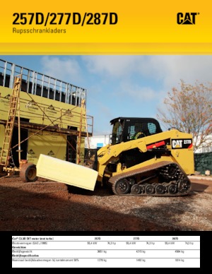 Mini încărcătoare Caterpillar 287D