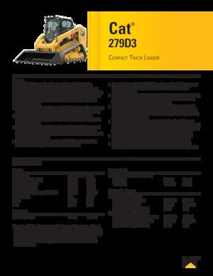 Mini încărcătoare Caterpillar 279D