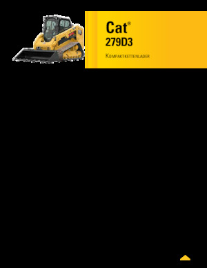 Mini încărcătoare Caterpillar 279D Serie 3 Deltalader