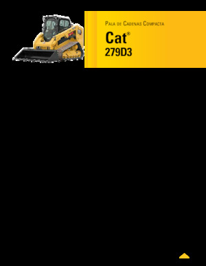 Mini încărcătoare Caterpillar 279D Serie 3 Deltalader