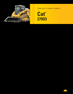 Mini încărcătoare Caterpillar 279D Serie 3 Deltalader