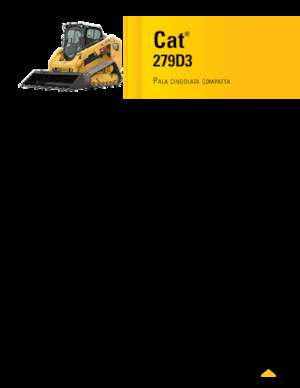 Mini încărcătoare Caterpillar 279D Serie 3 Deltalader
