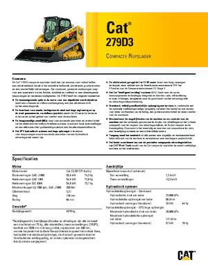 Mini încărcătoare Caterpillar 279D Serie 3 Deltalader