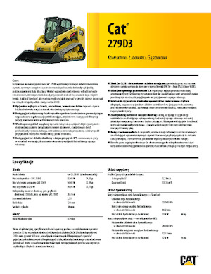 Mini încărcătoare Caterpillar 279D Serie 3 Deltalader