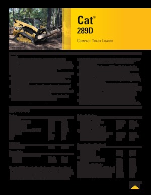 Mini încărcătoare Caterpillar 289D