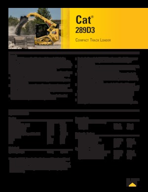 Mini încărcătoare Caterpillar 289D Serie 3 Deltalader