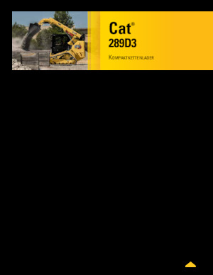 Mini încărcătoare Caterpillar 289D Serie 3 Deltalader