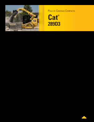 Mini încărcătoare Caterpillar 289D Serie 3 Deltalader