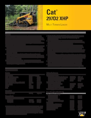 Mini încărcătoare Caterpillar 299D 2 XHP