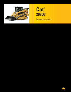 Mini încărcătoare Caterpillar 299D Serie 3 Deltalader