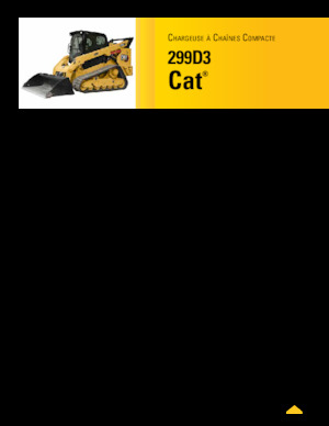 Mini încărcătoare Caterpillar 299D Serie 3 Deltalader
