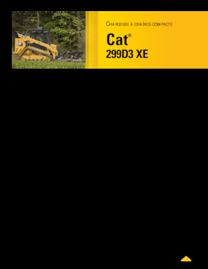 Mini încărcătoare Caterpillar 299D XE Serie 3 Deltalader