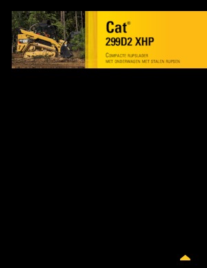 Mini încărcătoare Caterpillar 299D2  XHP