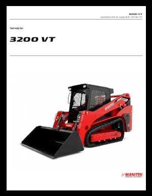 Mini încărcătoare Manitou 3200VT