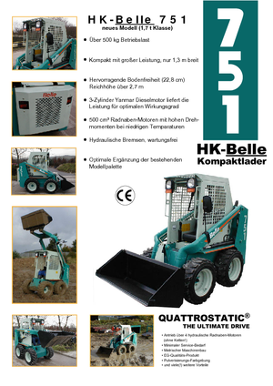 Mini încărcătoare BELLE (HK-Belle) 751