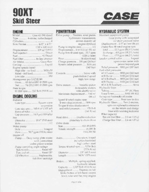 Mini încărcătoare Case 90XT 