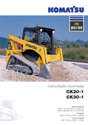 Mini încărcătoare Komatsu CK30-1
