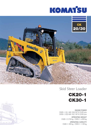 Mini încărcătoare Komatsu CK20-1