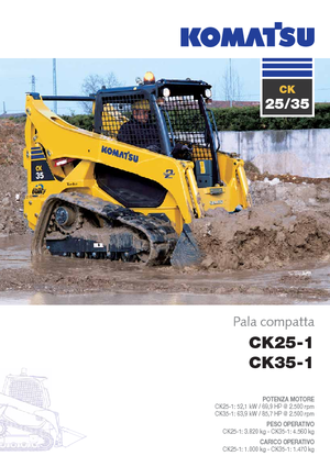 Mini încărcătoare Komatsu CK35-1