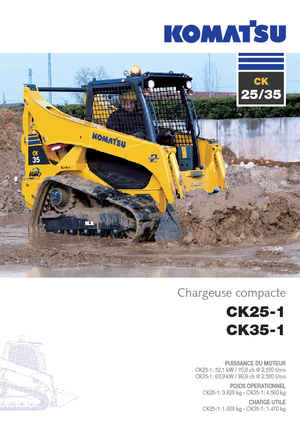 Mini încărcătoare Komatsu CK25-1