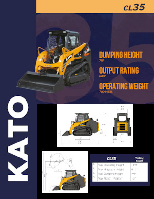 Mini încărcătoare Kato CL35